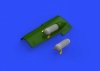 Eduard 648410 Bf 109G tropical filter TAMIYA 1/48