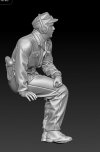 Glowel Miniatures 35011 WSS King Tiger crew 1/35