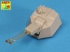 Aber 72L-61 Dwie lufy 5,5cm do niemieckich Zwilling Flakpanzers / Two 5,5cm barrels for German Zwilling Flakpanzers 1/72