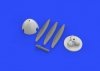 Eduard 648288 Bf 109F propeller LATE 1/48 EDUARD