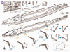 Very Fire VF700009 USS Missouri BB-63 Detail Up Set for VeryFire 1/700