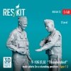 RESKIT RSF48-0072 F-105 (F, G) Thunderchief male pilots (in a standing position - type 1) (2 pcs) (3D Printed) 1/48