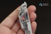 Quinta Studio QD48257 F-20 Tigershark 3D-Printed & coloured Interior on decal paper (Freedom Model) 1/48