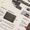 KELIK K48041 F-5B FREEDOM FIGHTER INTERIOR 3D DECALS FOR KINETIC KIT 1/48
