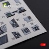 KELIK K48078 F/A-18F Super Hornet interior 3D decals for MENG kit 1/48