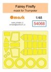 Omask 54068 Fairey Firefly mask (for Trumpeter) 1/48