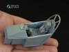 Quinta Studio QD32006 Su-25UB 3D-Printed & coloured Interior on decal paper (for Trumpeter kit) 1/32