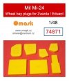 Omask 74871 Mil Mi-24 wheel bay plugs (for Zvezda/Eduard) 1/48