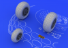 Eduard 648057 P-61 wheels 1/48 (GREAT WALL HOBBY)