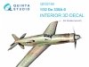 Quinta Studio QD32165 Do 335A-0 3D-Printed & coloured Interior on decal paper (Zoukei-mura) 1/32
