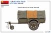 MiniArt 35443 G-518 US 1t CARGO TRAILER WITH CANVAS BEN HUR 1/35