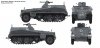 Das Werk DW16018 Sd.Kfz. 250/1 Ausf. A 1/16