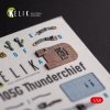 KELIK K48095 F-105G Thunderchief - interior 3D decals for HobbyBoss kit 1/48