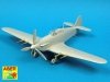 Aber A72 010 Armament for British fighter Hurricane Mk.II; Hispano 20mm x 4 (1:72)