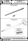 Master GM-35-051 Sherman VC Firefly - Ordnance QF 17pdr (76.2mm) gun barrel (for RFM and Tasca kit) 1/35
