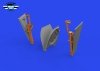 Eduard 648994 P-51B / C undercarriage legs BRONZE EDUARD 1/48