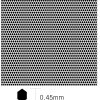KA Models KA-00006 HEXAGON PATTERN MESH B 0.45mm X 0.3mm