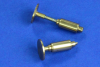 RB Model 35A11 Railroad flat buffer set contains two buffers 1/35