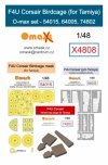 Omask X4808 F4U Corsair Birdcage O-max set for Tamiya 1/48