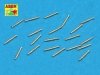 Aber 350L-22 Set of 20 pcs QF 2-pdr 40 mm Mk.VIII Pom Pom barrels for Royal Navy ships (1:350)