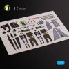 KELIK K72080 Grumman A-6A Knight Rider interior 3D decals for Fujimi kit 1/72