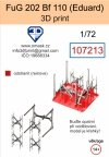 Omask 107213 FuG 202 pro Bf 110 (Eduard) 3D print 1/72