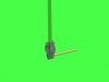 Master GM-72-017 German WWII folding 2m rod antenna (for early PzKpfw II-IV) (1pc) 1/72