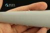 Quinta Studio QRV-032 Triple riveting rows (rivet size 0.15 mm, gap 0.6 mm, suits 1/48 scale), White color, total length 4.4 m/14 ft