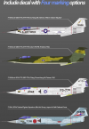 Academy 12576 USAF F-104C Vietnam War 1/72