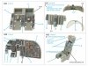 Quinta Studio QD72142 A-6A Intruder 3D-Printed coloured Interior on decal paper (Trumpeter) 1/72
