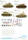 Star Decals 72-A1012 Befehlspanzer # 3 German Command 1/72
