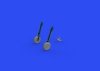 Eduard 648693 A6M2 wheels EDUARD 1/48