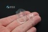 Quinta Studio QC48020 Yak-1B correction vacuformed clear canopy 1 pcs (for Accurate miniatures/Zvezda/Eduard kit) 1/48