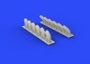 Eduard 632081 P-39Q/ N exhaust stacks KITTY HAWK 1/32 