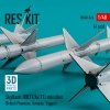 RESKIT RS48-0520 Skyflash (RB71/Av.71) missiles (4 pcs) (3D Printed) 1/48