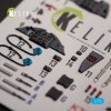KELIK K72145 Me 163 B/S Komet - interior 3D decals for Hobby 2000/Academy kit 1/72