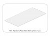 Aber PS-6 Płyty z białego polistyrenu 195 x 315 x 2,00 po 1 szt. / Polystyrene plates 195 x 315 x 2,00 mm x 1 pcs.