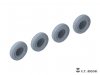 E.T. Model P35-108 WWII German Sd.Kfz.234 Large Diameter Weighted Wheels Type.8 1/35