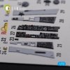 KELIK K72112 F-106A Delta Dart interior 3D decals for Meng kit 1/72