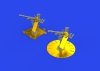 Eduard 653019 IJN Type 96 25mm AA gun (single) PRINT 1/350
