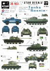 Star Decals 35-923 Tanks in Bosnia #1. Serb, Croatian and Muslim tanks during the war 1/35