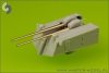 Master SM-200-007 German battleship Bismarck - secondary and heavy AA armament barrels - 15cm (12 pcs), 10,5 cm (16 pcs)