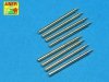Aber A32109 Set of 8 turned cal .50 (12,7mm) U.S. Browning M2 barrels for P-47 Thunderbolt (1:32)