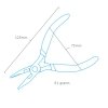 Modelcraft PPL6002 Snipe Nose Combination Pliers (125mm)