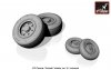 Armory Models AW72501b Panavia Tornado wheels, w/ tyres type “b” (GY) 1/72