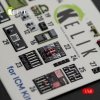 KELIK K48084 B-26B Marauder interior 3D decals for ICM kit 1/48