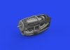 Eduard 648936 P-38J left engine PRINT TAMIYA 1/48