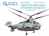 Quinta Studio QD+48358 Ka-27PL Trainer version 3D-Printed coloured Interior on decal paper (Hobby Boss) (with 3D-printed resin parts) 1/48