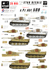 Star Decals 35-845 Tigers of s.Pz.Abt. 509 # 1 1/35