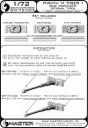Master GM-72-023 PzKpfw VI Tiger I - gun mantlets - 3 optional types - to be used with gun barrels from sets GM-72-021 and GM-72-022 1/72